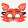 Carnival mask "Night nightmare. Fox "