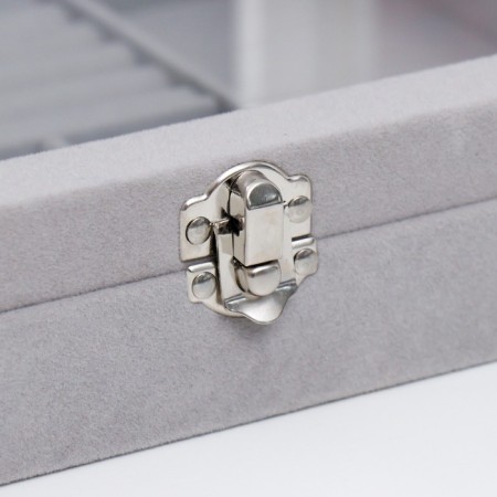 Borhat casket for jewelry multifunctional "gray fog" 5x20x28 cm-2