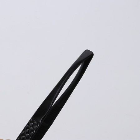 Direct, wide tweezers, 9 cm, black color-2