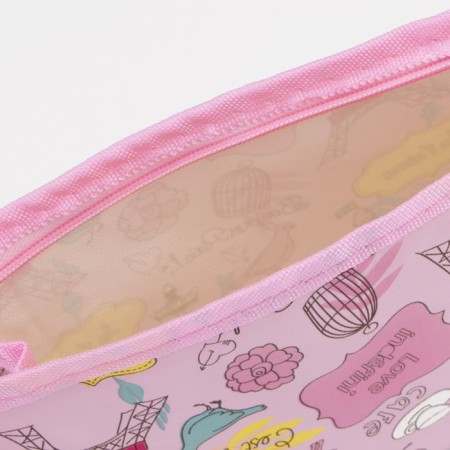 Lightning cosmetic bag, pink color-2