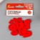 Auroles decorative "heart", wood (set of 12 pcs) Assorted, red