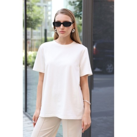 Women's T -shirt Eliseeva Olesya, size l, white color-1