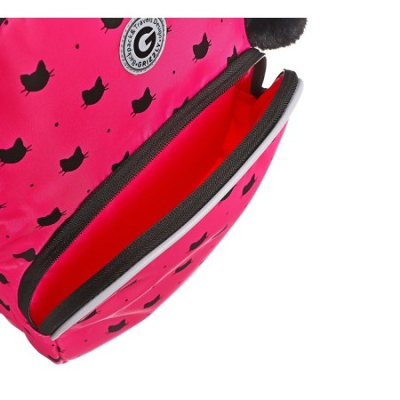 School backpack, 40 x 27 x 20 cm, Grizzly 360, ergonomic back, laptop compartment, fuchsia RG-360-5_4-9