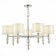 Suspended EVOLUCE lamp. Sle105703-07. Ramer. 7x40 watts, E14, 79x79x45 cm, chromium color
