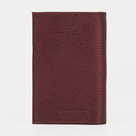 TEXTURA passport cover, burgundy color-1