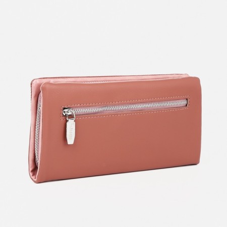 Women's wallet with lightning, pink color-1