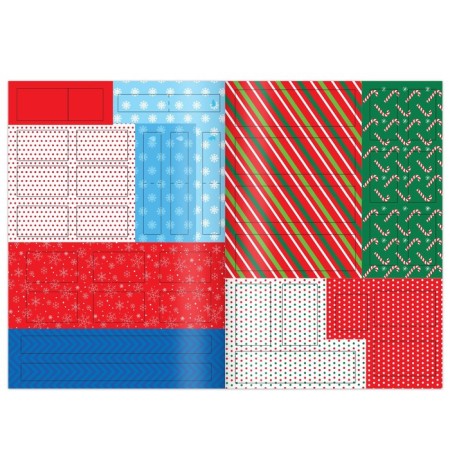A set of New Year's applications "Create a festive mood", 4 pcs. 20 p.-4
