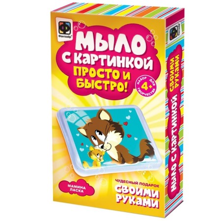 Soap with a picture "Mom's affection"
