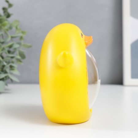 Souvenir Polystone Light "Baby in a yellow suit, in the duckling" 10x10 cm-1
