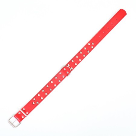 The collar of the clinker in 2 rows, 65 x 3.4 cm, Osh 50-60 cm, red-1