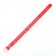 The collar of the clinker in 2 rows, 65 x 3.4 cm, Osh 50-60 cm, red