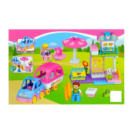 Designer "Country rest", 52 parts, light and sound effects, works from batteries-1
