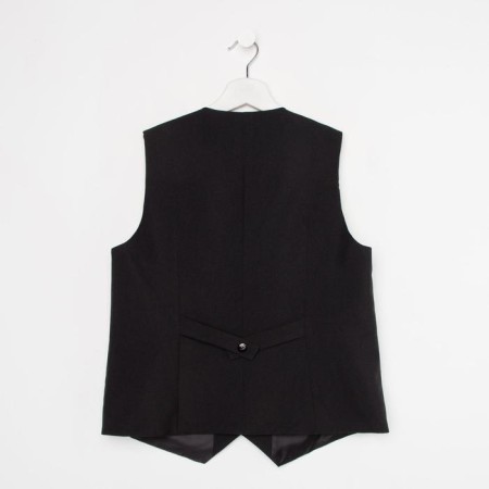 School vest for a boy, black color, height 122 cm-2