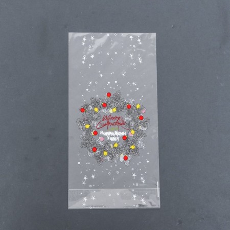 Package Packing BOPP, with a bottom fold, "wreath" 15*30 cm-2