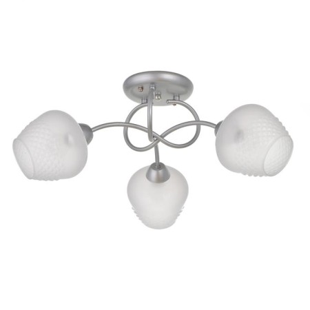 Chandelier 1085/3SL 40W E27 silver 54x54x24 cm Bayerlux