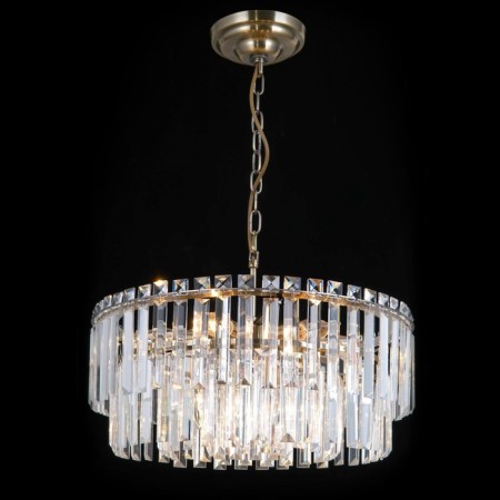 Suspended chandelier Citilux “Foundation” CL303193, 9X60W, E14, brown color