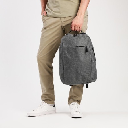 Youth backpack from lightning textiles, 2 pockets, gray color-7