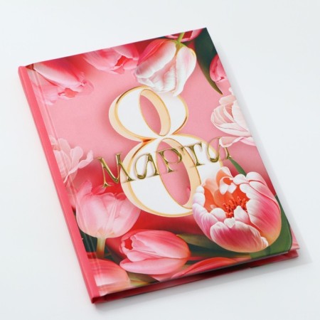 Notepad in a solid cover A6, 40 liters "Bloom with happiness"-2
