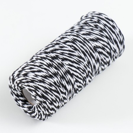 Yarn 100% cellulose "Softino Raffia Color Melange" Washing, Black 100m ± 2m 87 GR-1