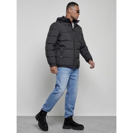 Sports male winter, size 56, black color-2