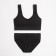 Female set (top, panties) Black color, size 42-44