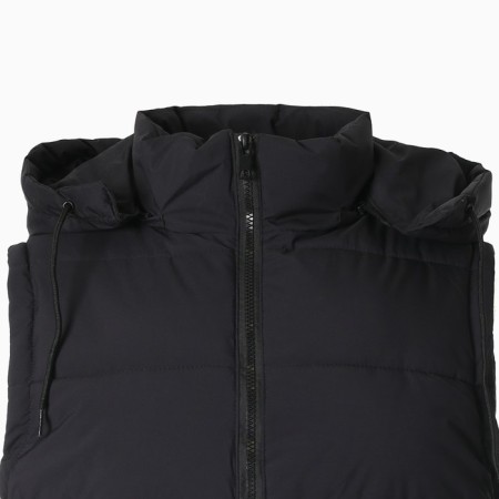 Warm vesty male, black color, size 52-9