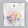 Decor for creativity plastic "Bouquet of flowers" set 10 pcs mix