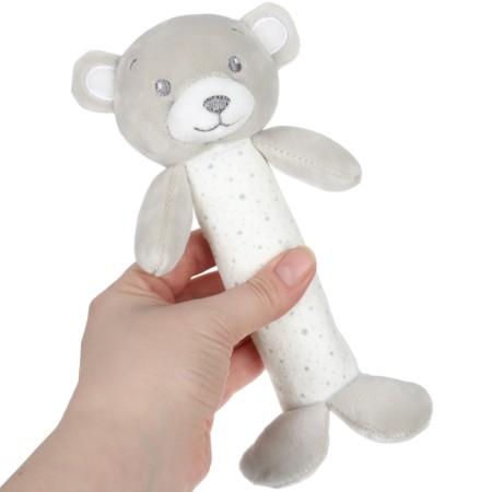 The squeak is a rattle "Gray bear", I crush me-4