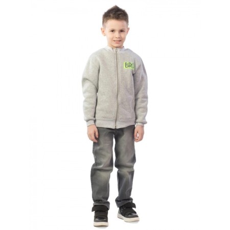 Bombber Children's, height 98 cm, color gray-melange-1