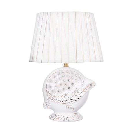 The table lamp "Novel" E14 40W is white 28x40 cm Risalux-6