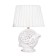 The table lamp "Novel" E14 40W is white 28x40 cm Risalux