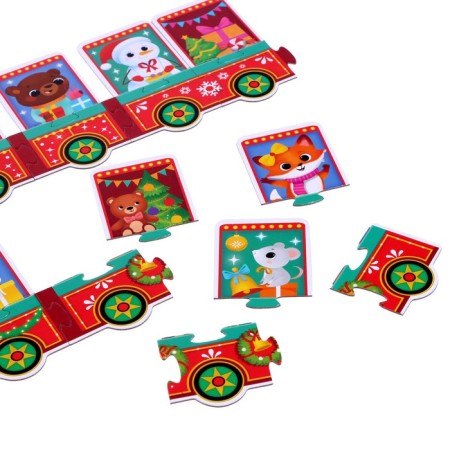 Figure puzzle "New Year's Express", 19 details-2