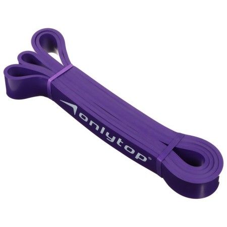Espander multifunctional tape onlytop, 208x3.2x0.5 cm, 15-40 kg, purple color-2
