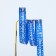 The satin ribbon "Happy New Year", blue, 2 cm x 22.5 m, New Year