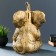 Pigger "Elephant sitting" gold, 40x23x29cm