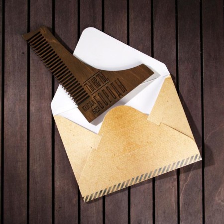 Comb for the beard "You are not you without a beard"-4