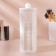 Organizer for storing cotton pads, with a lid, 7 × 19.5 cm, white color