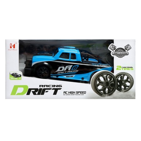 The drift machine, radio control, with interchangeable wheels, with a battery, blue-11