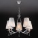 Suspended chandelier with crystal Valery, 40W, E14, 63x63 cm