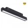Track lamp for low -voltage busbar NOVOTECH. Flum, 12W, LED, 43x250x22 mm, black color