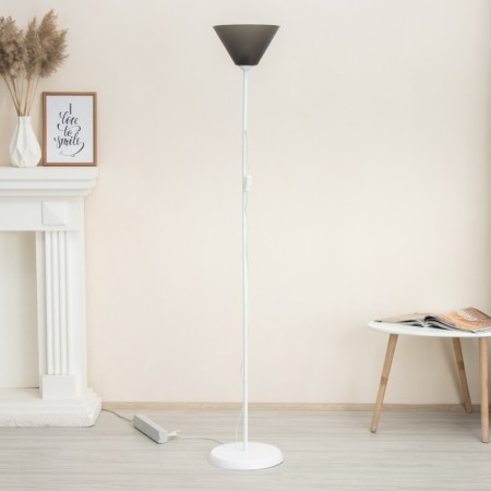 Taleser "Izi" 1x15W E27 Model: BR 01001 White/Black-6