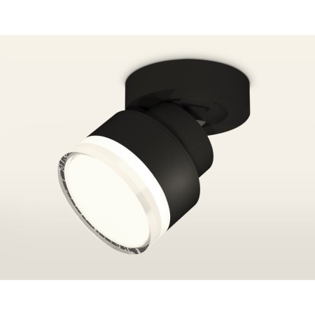 AMBRELLA LIGHT, TECHNO, XM8102028, GX53, Black Black Sand, White matte color, and transparent-2