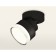 AMBRELLA LIGHT, TECHNO, XM8102028, GX53, Black Black Sand, White matte color, and transparent