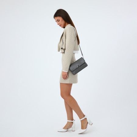 Magnet bag bag, long belt, gray color-8