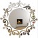 Wall mirror "ivizi", interior stickers, mirror, decor on the wall, D - 20 cm