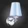 Wall lamp EVOLUCE. Sle105611-01. Permone. 1x40 watts, E14, 14x29 cm, color chromium