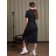 Women's dress, size 48, black color