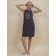 Female dress, size m, dark blue color