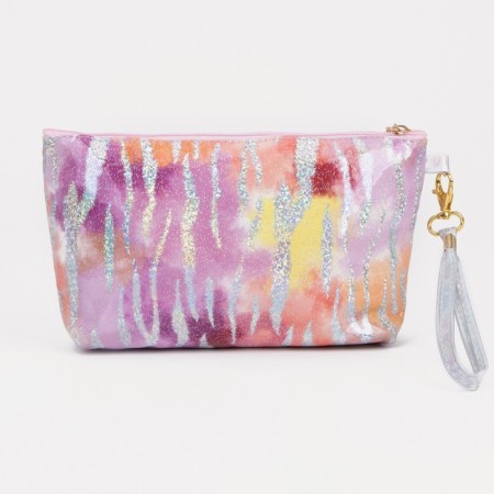 Lightning cosmetic bag, lilac color-1