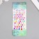 Sticker Plastic Rhinestones "Rectangular of different sizes" MIX 9x16.5 cm